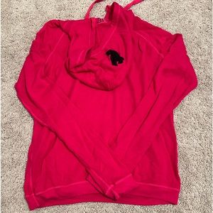 Free city pink pullover sweatshirt